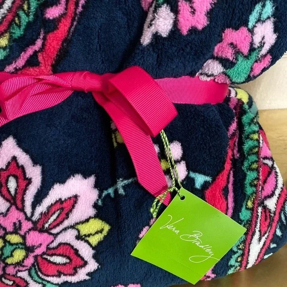 Vera Bradley Floral Blanket in Petal Paisley